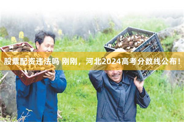 股票配资违法吗 刚刚，河北2024高考分数线公布！