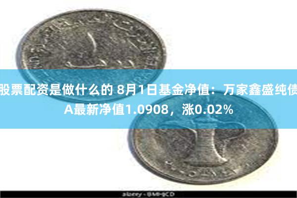 股票配资是做什么的 8月1日基金净值：万家鑫盛纯债A最新净值1.0908，涨0.02%