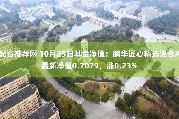 配资推荐网 10月25日基金净值：鹏华匠心精选混合A最新净值0.7079，涨0.23%